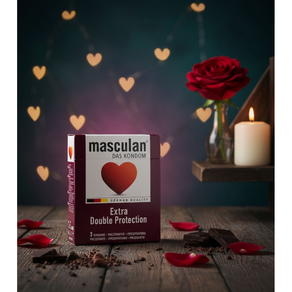 Презервативы Masculan Extra Double Protection 3шт