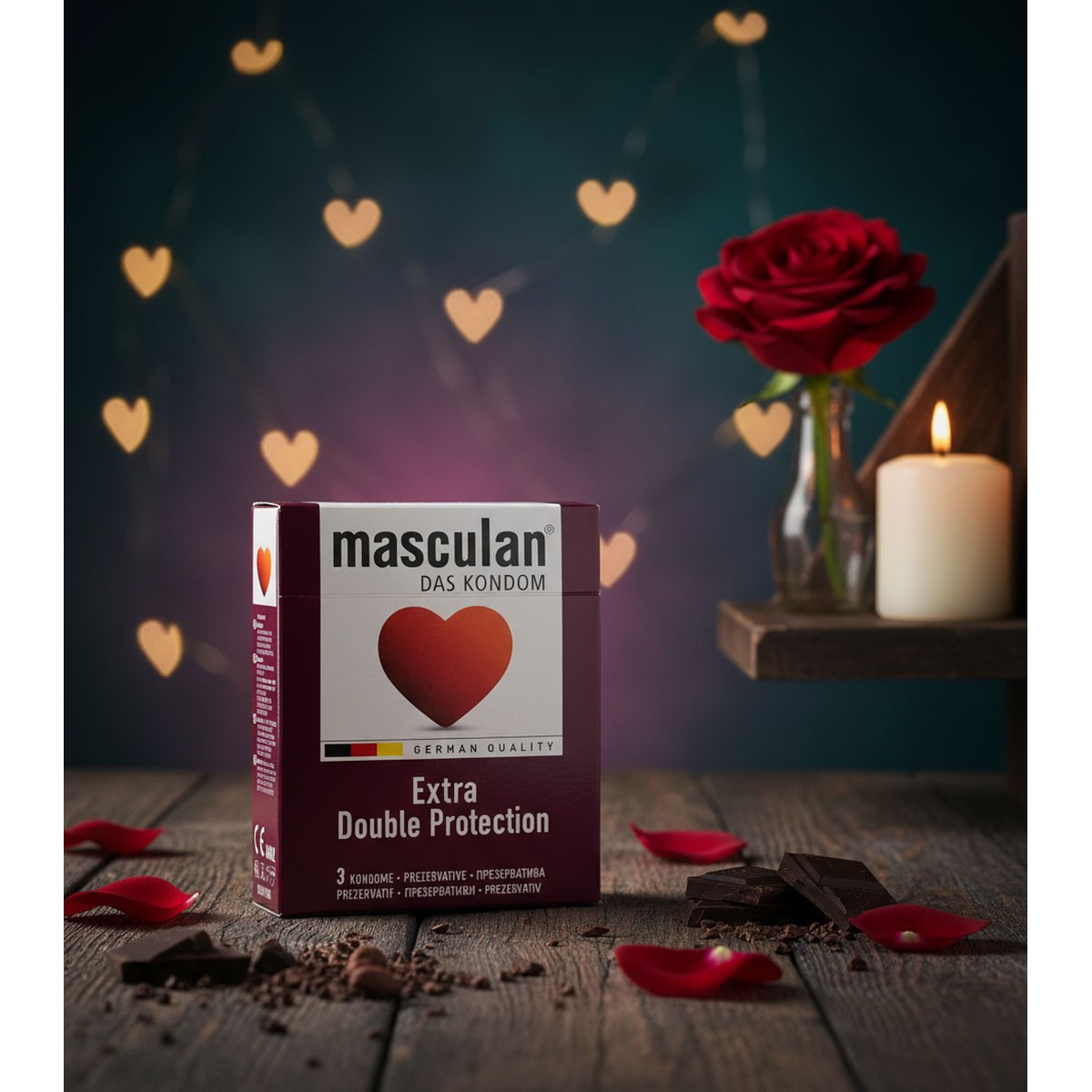 Презервативы Masculan Extra Double Protection 3шт