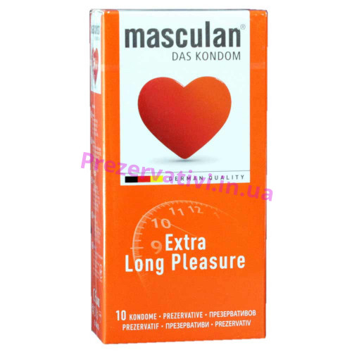 Презервативы Masculan Extra Long 10шт (Маскулан Экстра Лонг) - Фото№1