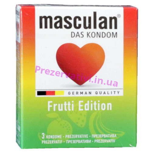 Презервативы Masculan Frutti Edition 3шт - Фото№1