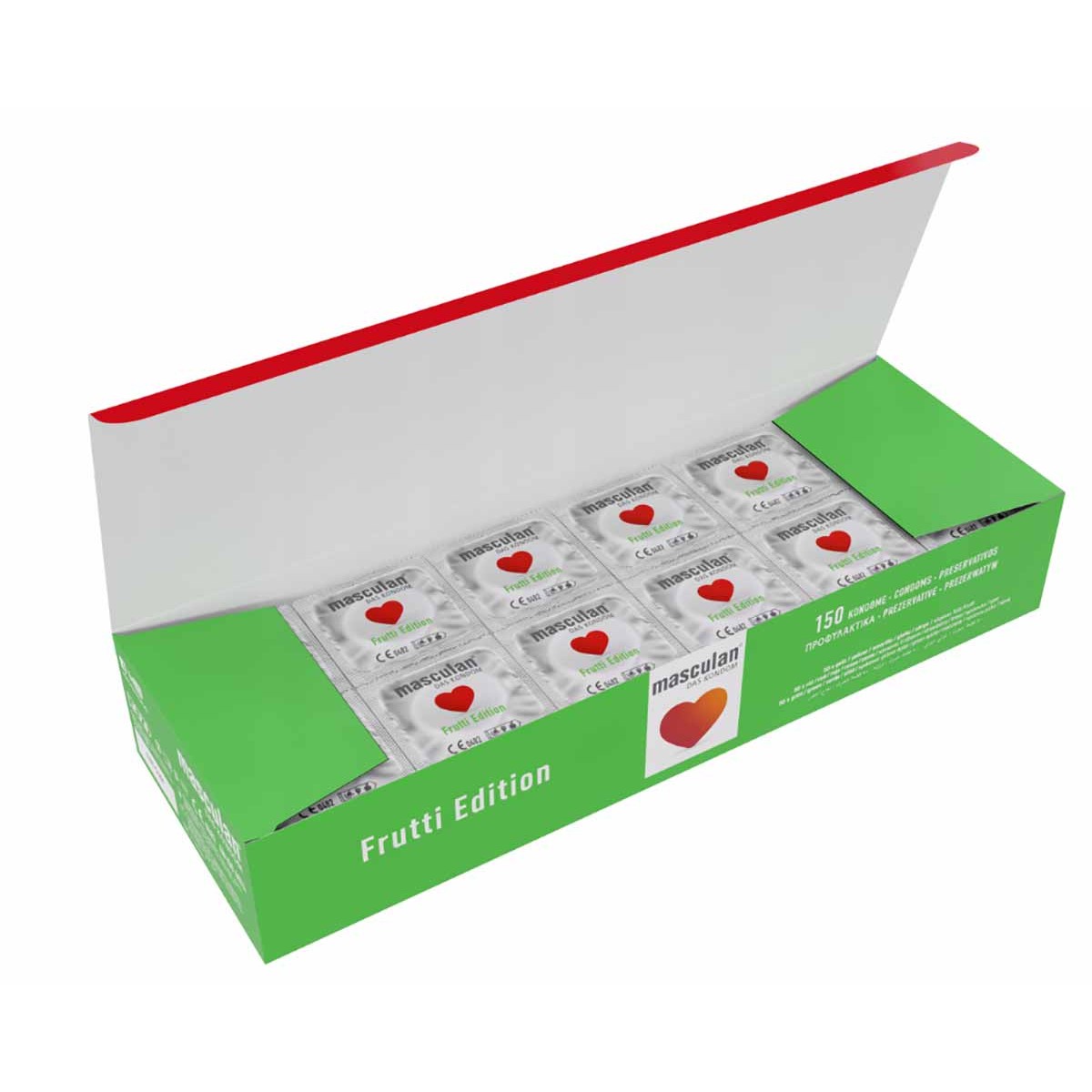 Презервативы Masculan Frutti Edition фруктовый микс 150шт⚡️Prezervativi.in.ua