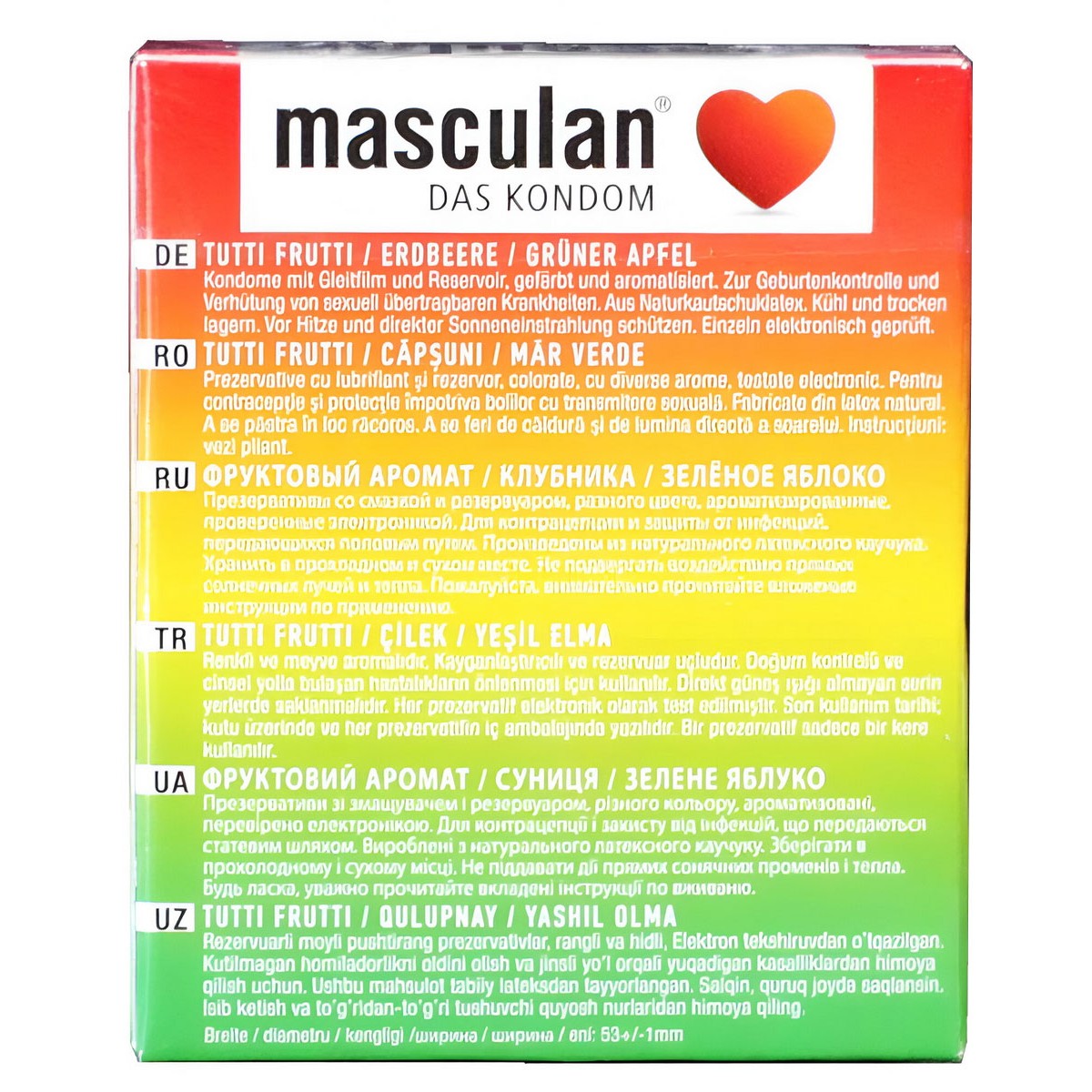 Презервативи Masculan Frutti Edition 3шт