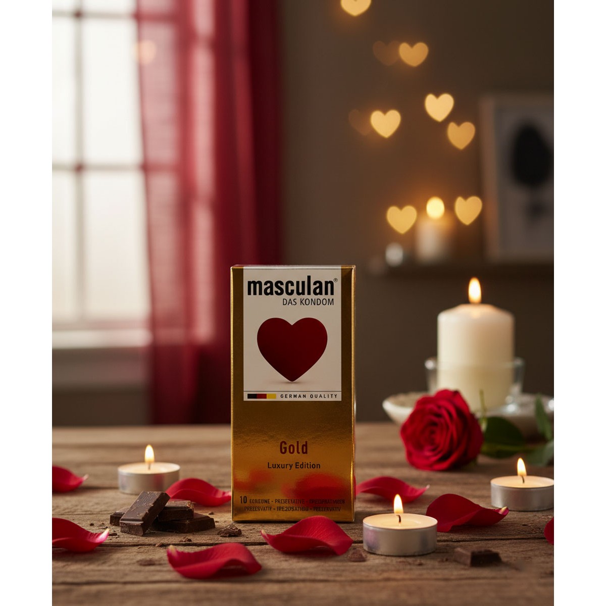 Презервативи Masculan Gold 10шт (Маскулан Голд)