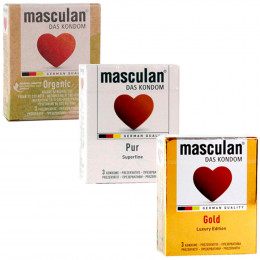 Ассорти комплект Masculan Premium 9шт (3 вида по 3шт)