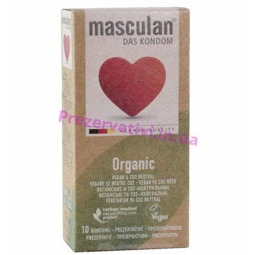 Презервативы Masculan Organic 10шт (Маскулан Органик) - Фото№1