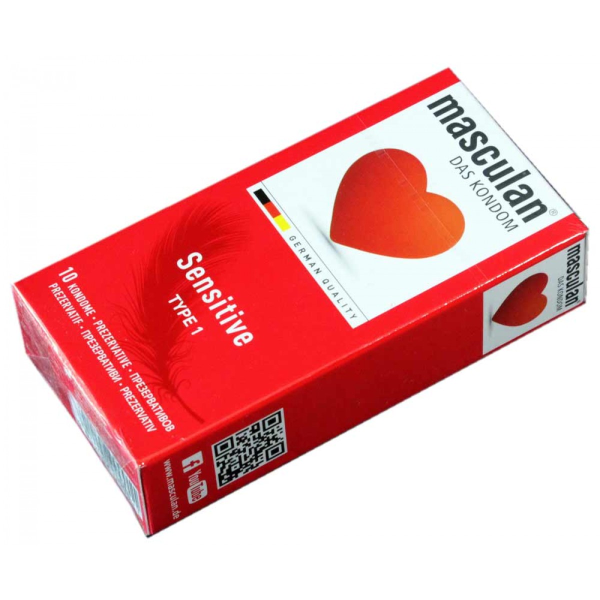 Презервативи Masculan Sensitive 10шт (Маскулан Сенсетів)