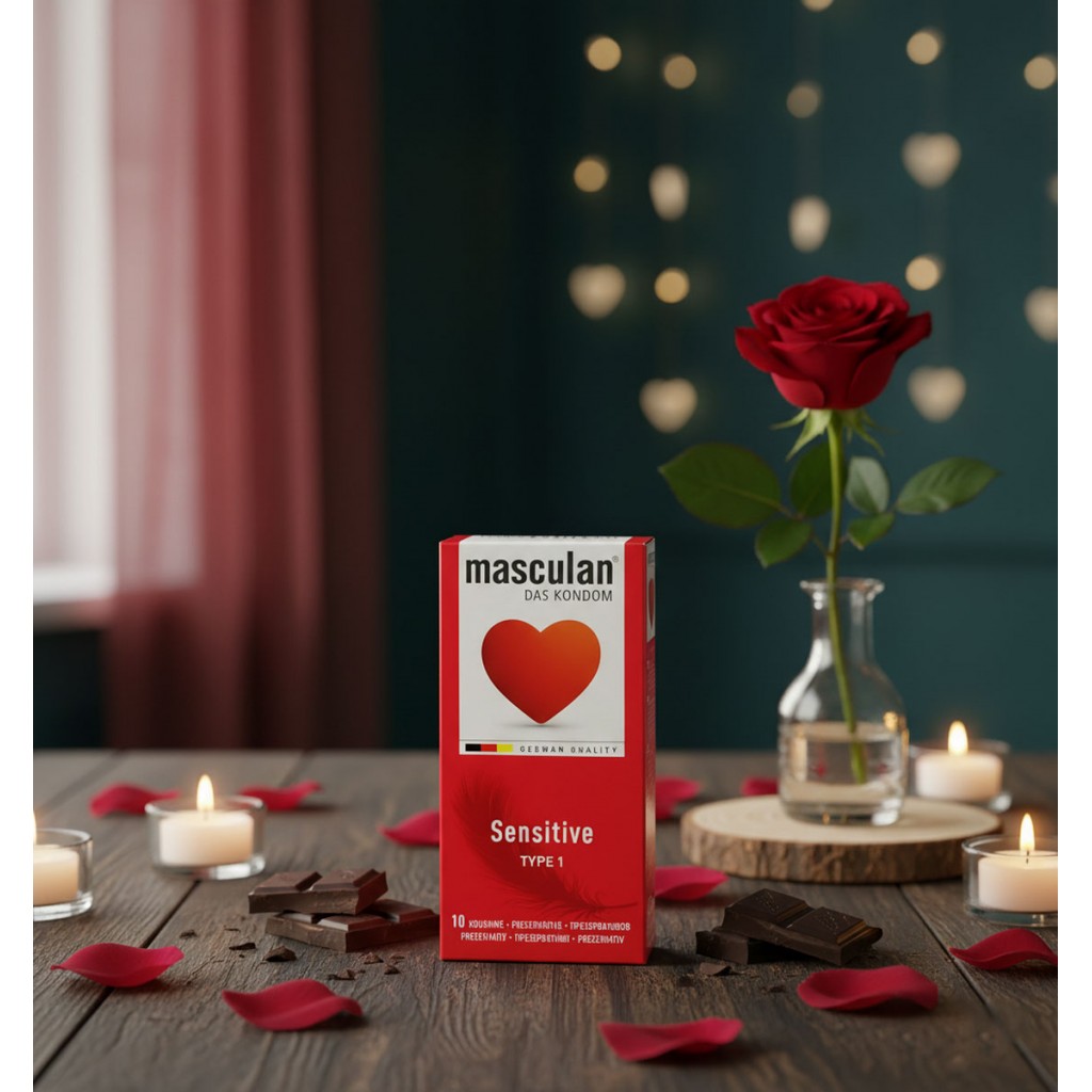 Презервативы Masculan Sensitive 10шт (Маскулан Сенсетив)