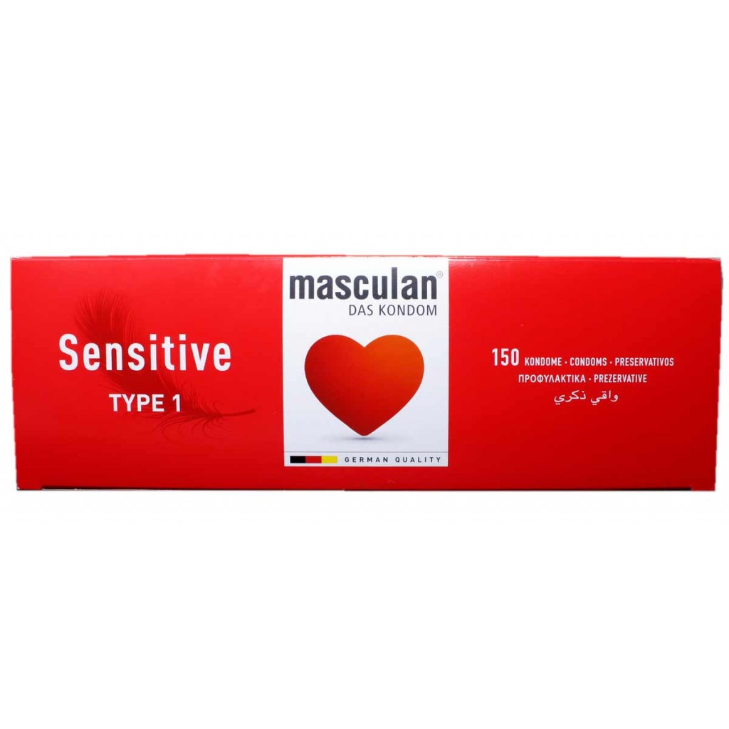 Презервативы Masculan Sensitive (Маскулан) в упаковке 150 штук