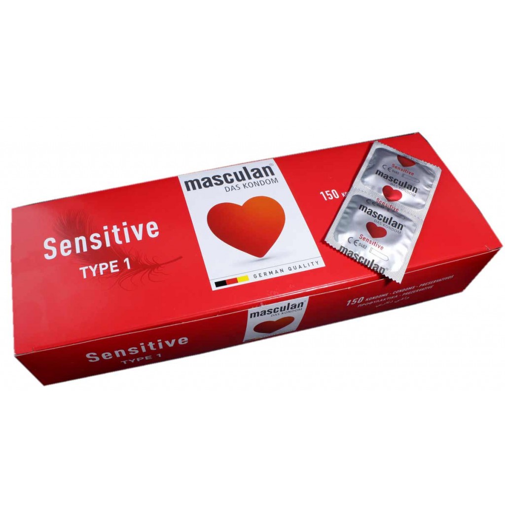 Презервативы Masculan Sensitive (Маскулан) в упаковке 150 штук