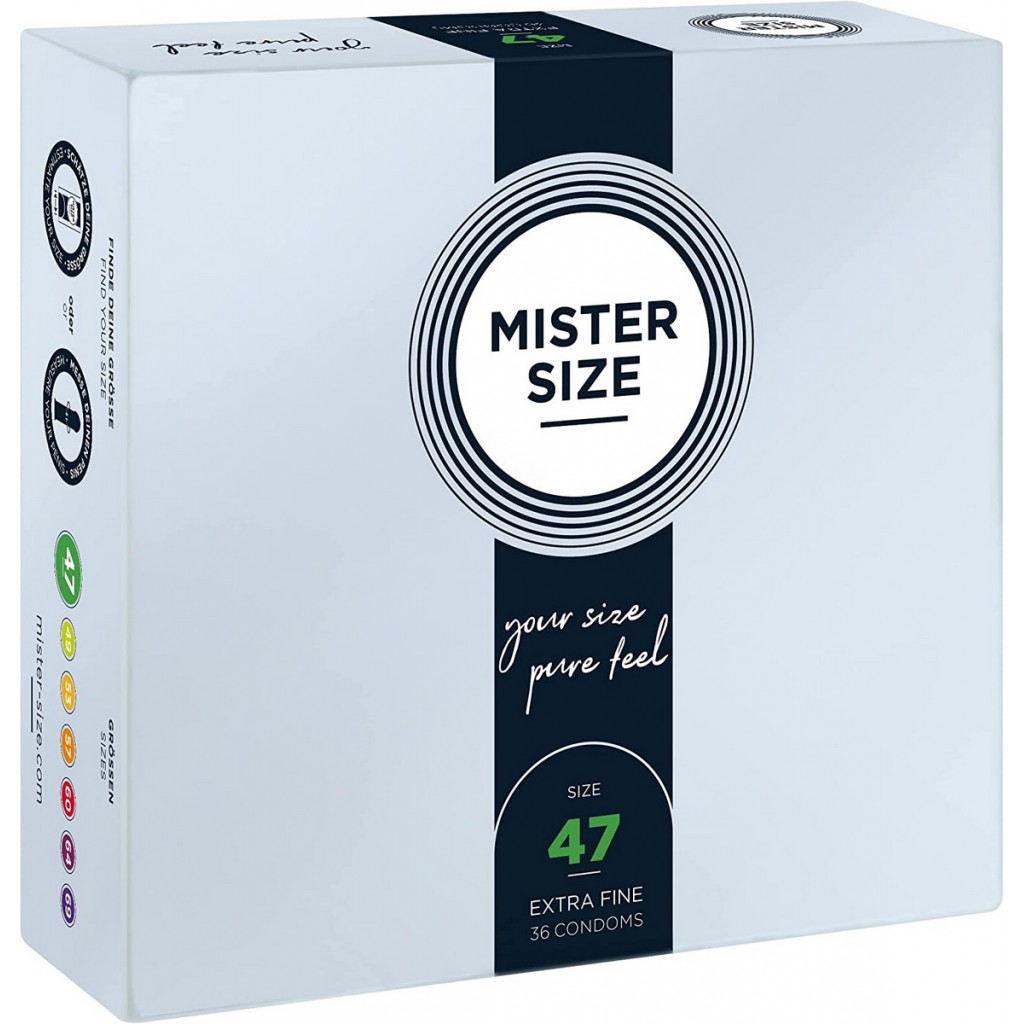 Презервативы MisterSize 47 (160мм, 47мм) - 36шт