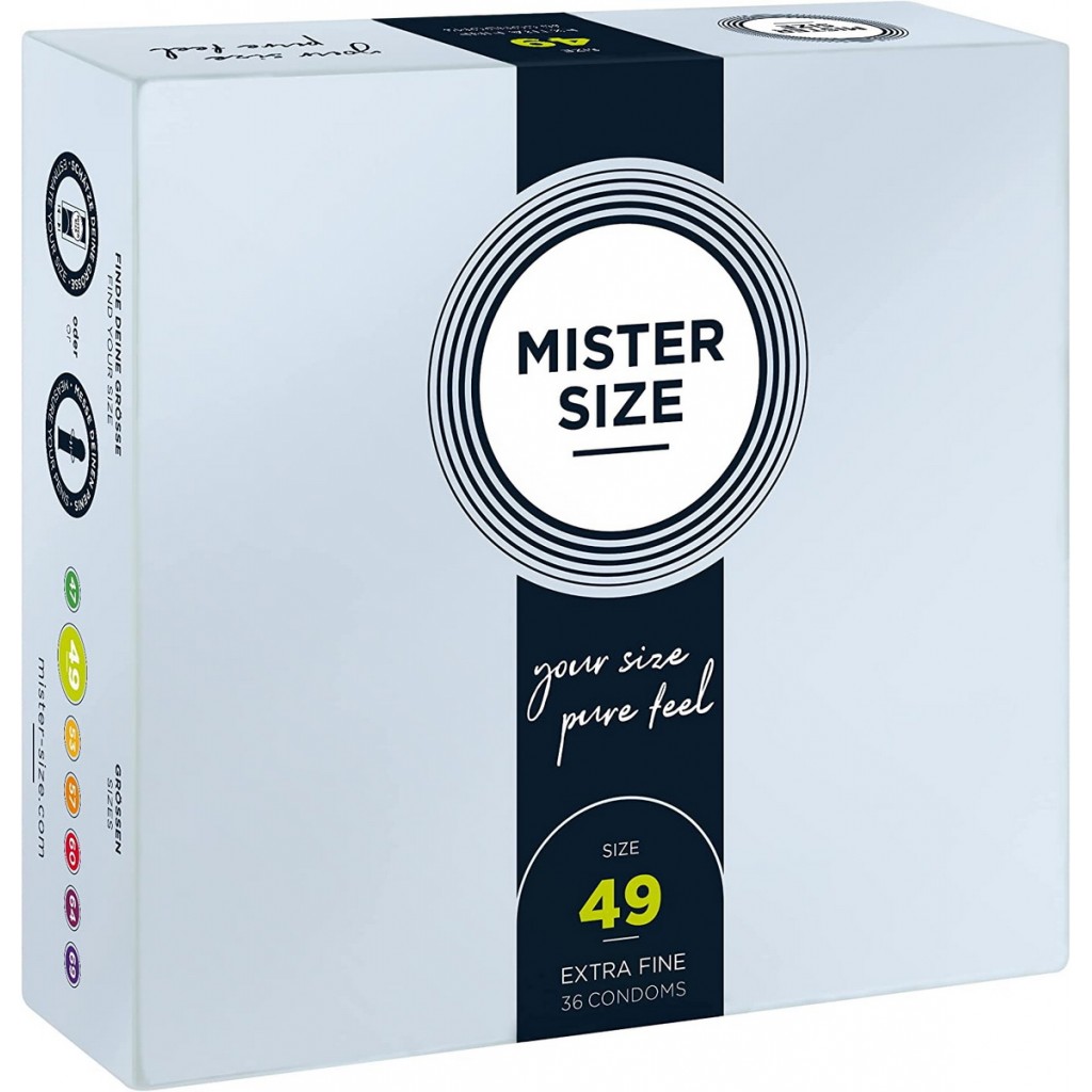 Презервативы MisterSize 49 (160мм, 49мм) - 36шт