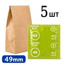 Презервативы MisterSize 49 (160мм, 49мм) - 5шт