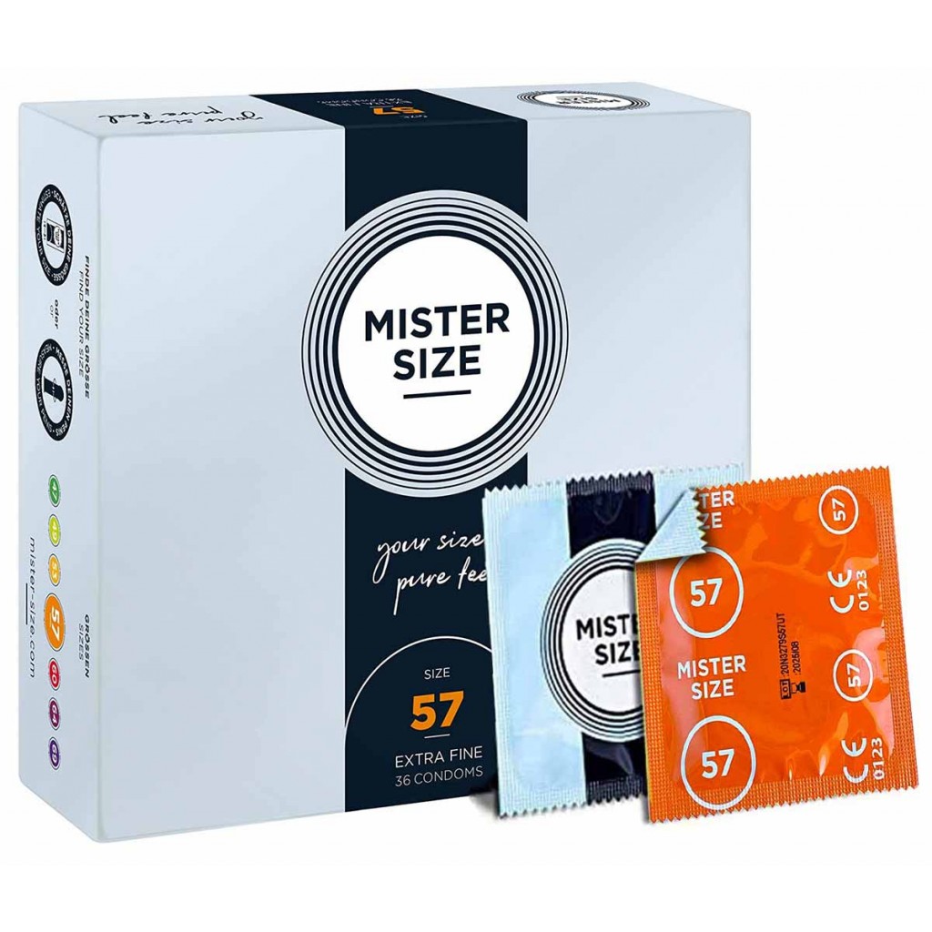 Презервативи MisterSize 57 (185мм, 57мм) - 36шт