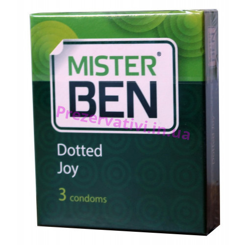 Презервативы Mister Ben Dotted Joy 3шт точечные - Фото№1
