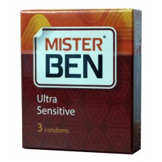 Презервативи Mister Ben Ultra Sensitive 3шт ультратонкі