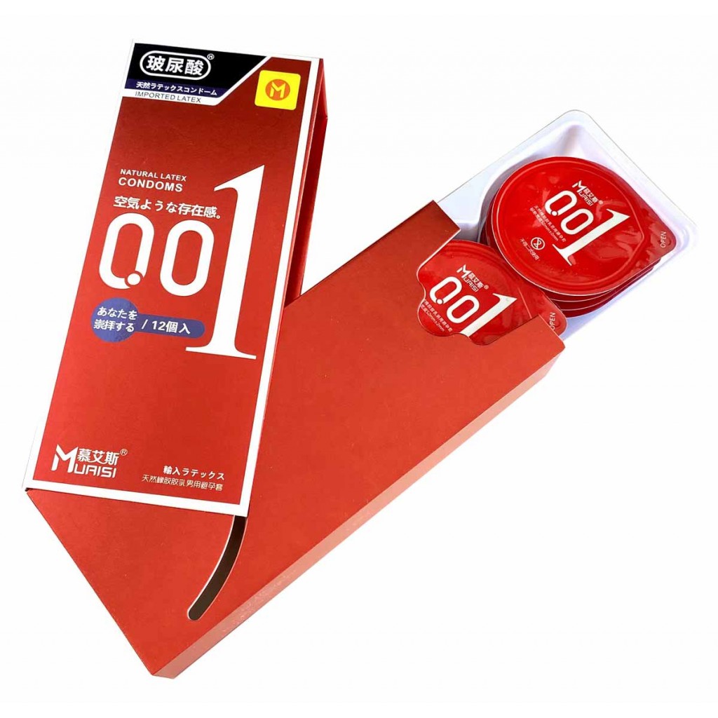 Надтонкий презерватив Muaisi 001 Red 1шт