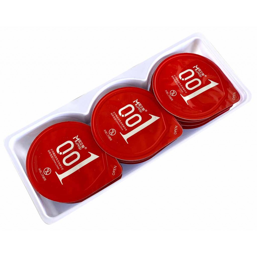 Надтонкий презерватив Muaisi 001 Red 1шт