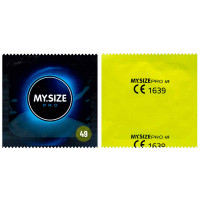 Презервативы MySize Pro 49 (160мм, 49мм) - 3шт - Фото№4