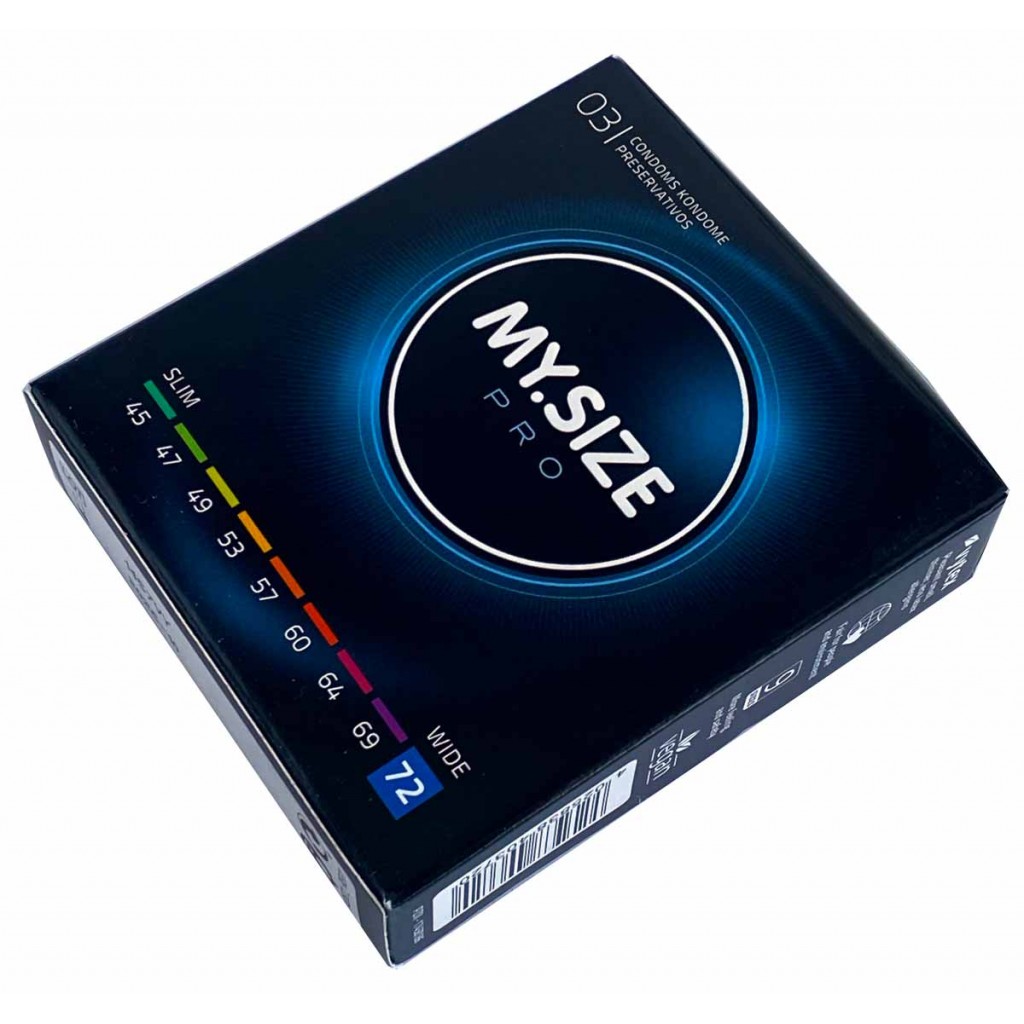 Презервативи MY.SIZE PRO 72 (223мм, 72мм) - 3 шт