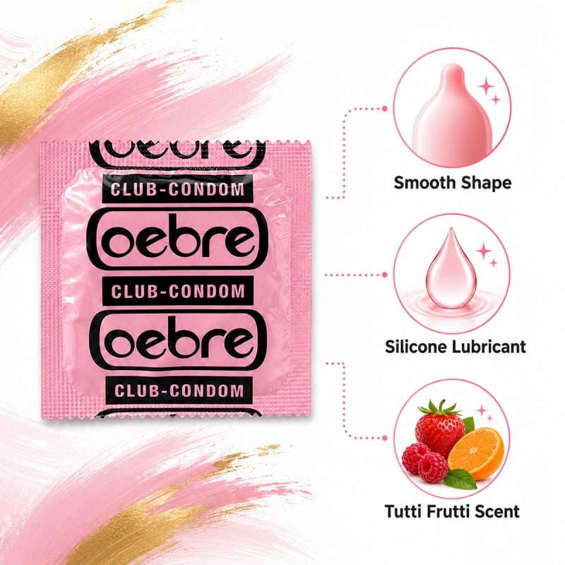 Презервативы Oebre CLUB Tutti-Frutti 6шт фруктовый аромат⚡️Prezervativi.in.ua