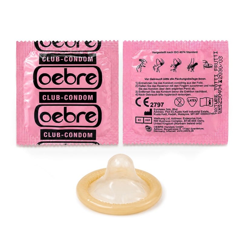 Презервативы Oebre CLUB Tutti-Frutti 6шт фруктовый аромат⚡️Prezervativi.in.ua