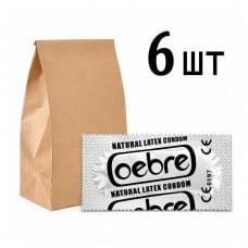 Білі презервативи Oebre CLUB WHITE 6шт