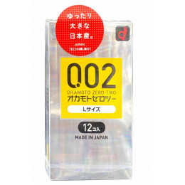 Презервативы OKAMOTO 0.02 Large size 12 шт