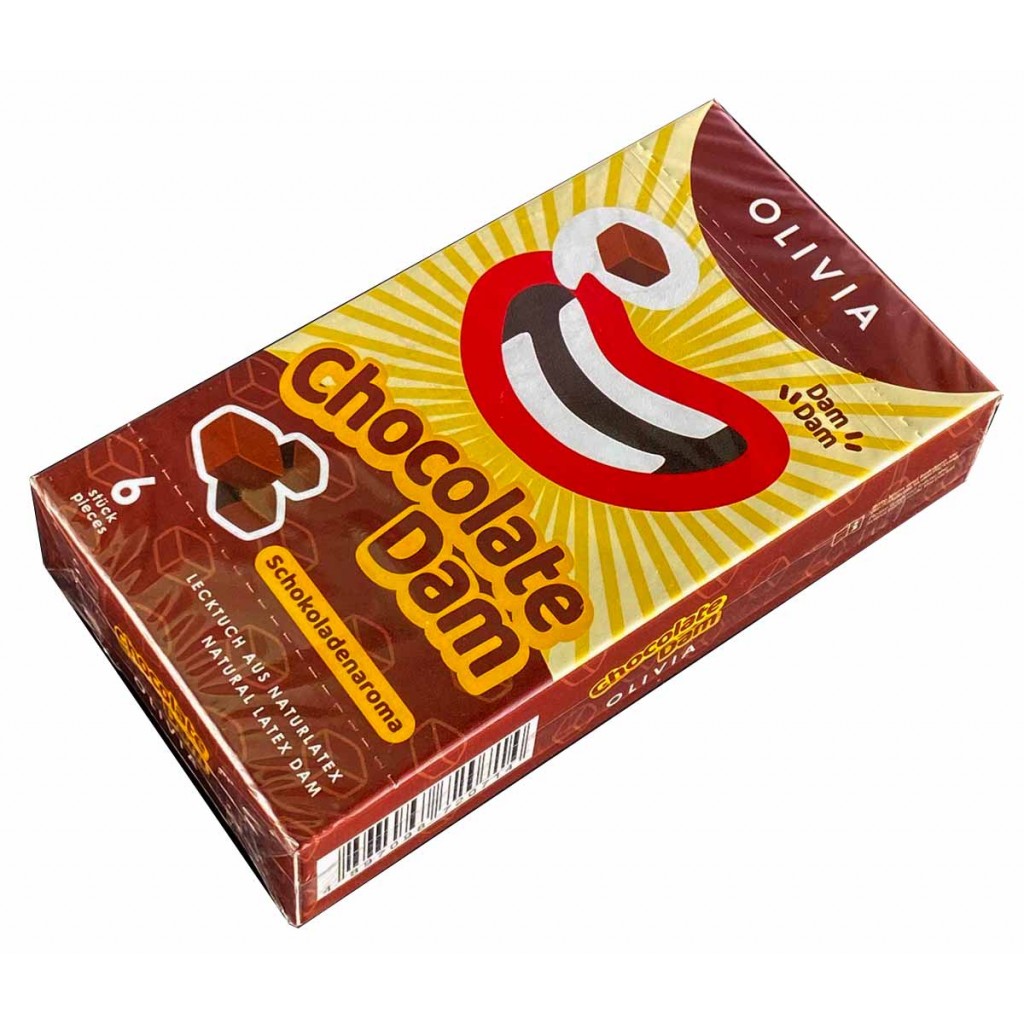 Латексні серветки Olivia Oral Dams Chocolate 6 шт Шоколад