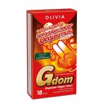 Пальчиковые презервативы Olivia G-Dom Orgasmic 18шт возбуждающим лубрикантом