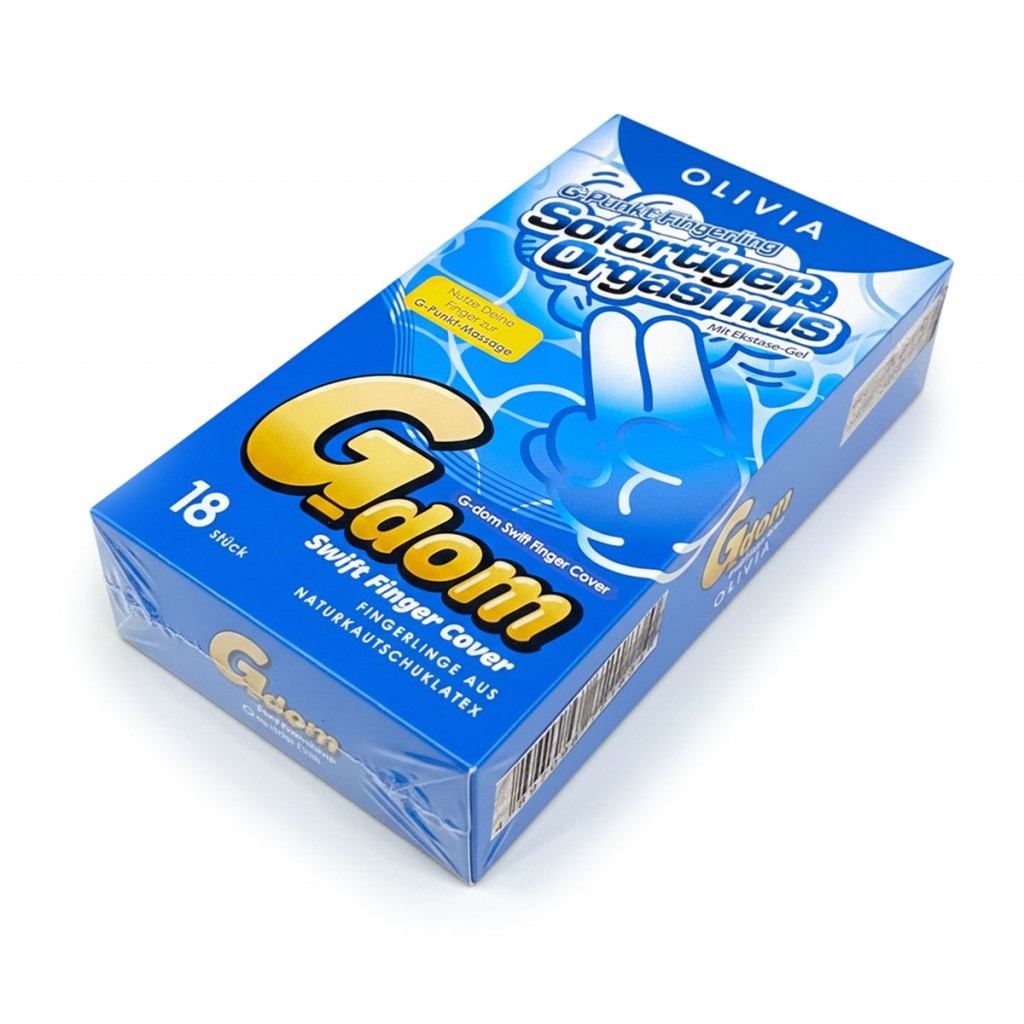 Фингер-презервативы Olivia G-Dom Swift 18шт с лубрикантом ⚡️Prezervativi.in.ua