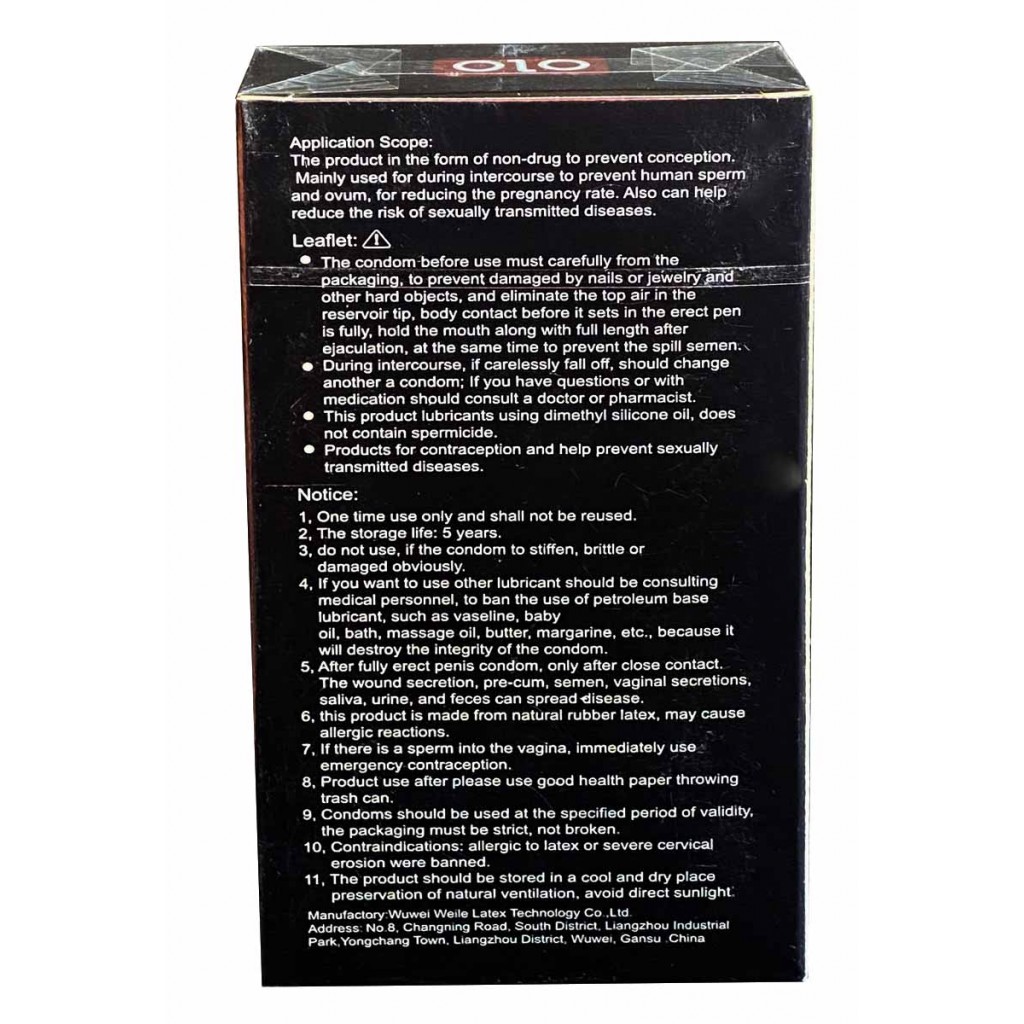 Презервативы Olo Foil 0.01 BLACK Foil 10шт ультратонкие с гиалуроновой кислотой (фольга)