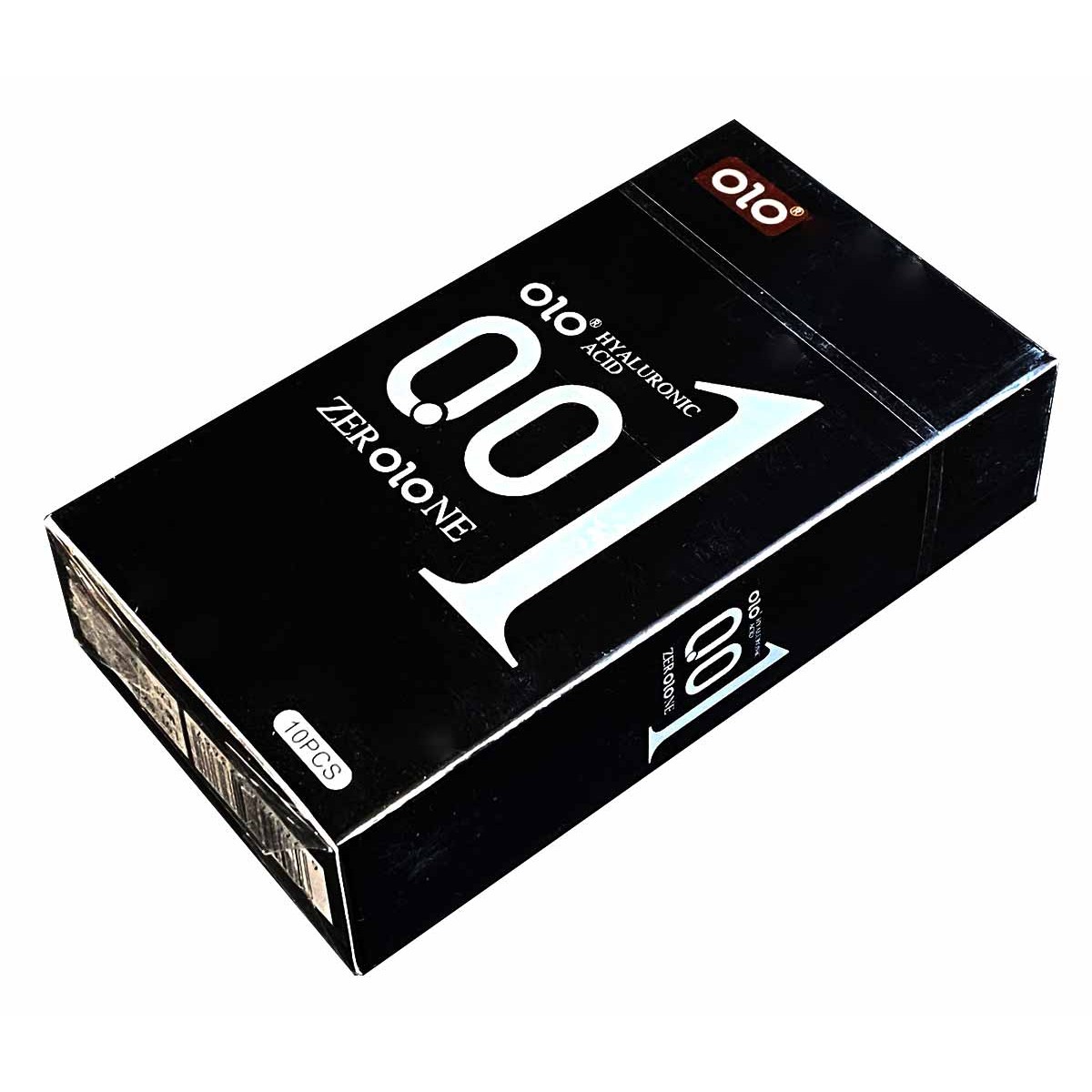 Презервативы Olo Foil 0.01 BLACK Foil 10шт ультратонкие с гиалуроновой кислотой (фольга)