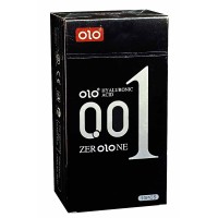 Презервативи Olo 0.01 BLACK 10шт ультратонкі з гіалуроновою кислотою (фольга)