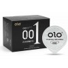 Презервативи Olo 0.01 BLACK 10шт ультратонкі з гіалуроновою кислотою