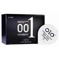 Презервативы Olo 0.01 BLACK ультратонкие с гиалуроновой кислотой 1шт - Фото№2