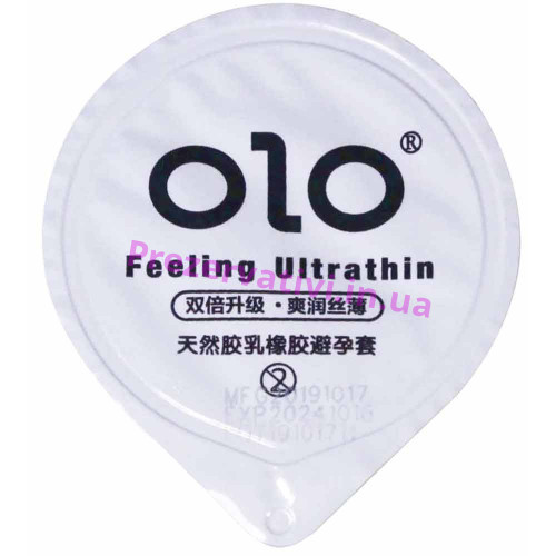 Презервативы Olo 0.01 BLACK ультратонкие с гиалуроновой кислотой 1шт - Фото№1