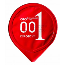 Презервативы Olo 0.01 RED возбуждающие с гиалуроновой кислотой 1шт