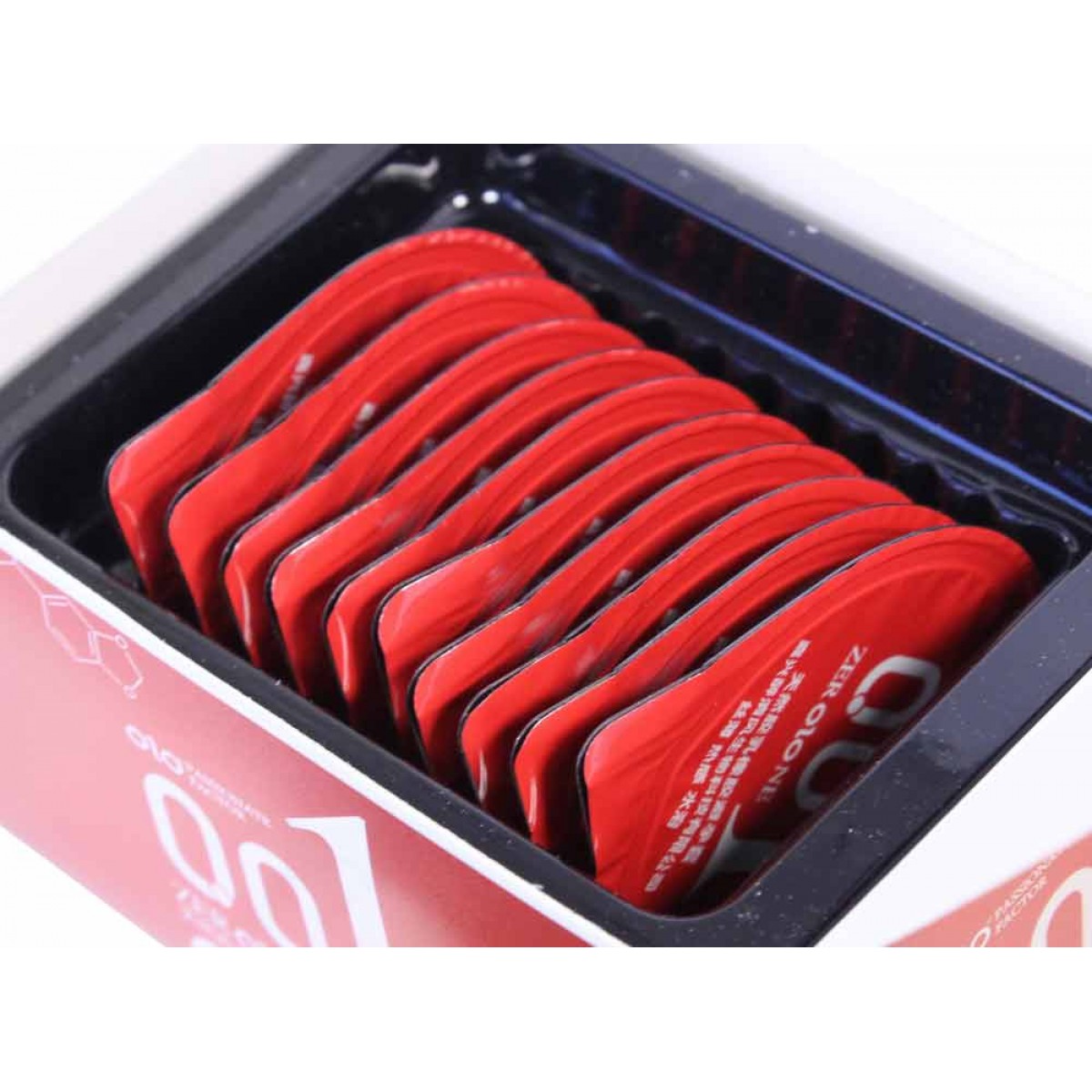 Презервативы Olo 0.01 RED 10шт возбуждающие с гиалуроновой кислотой