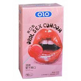 Презервативы Olo Oral Candy 10шт ультратонкие со вкусом конфеты