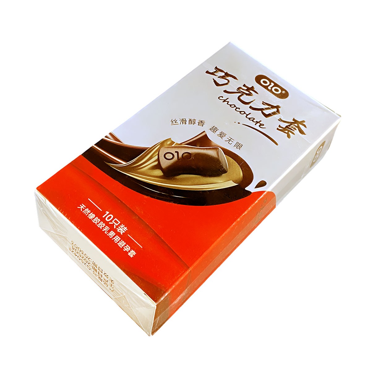 Презервативы Olo Oral Chocolate 10шт продлевающие с ароматом шоколада⚡️Prezervativi.in.ua