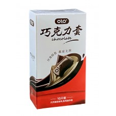 Презервативи Olo Oral Chocolate 10 шт пролонгуючі, з ароматом шоколаду