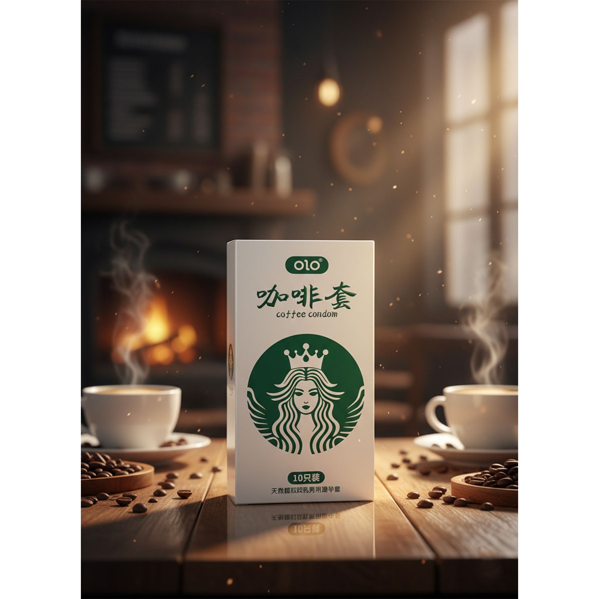 Презервативы Olo Oral Coffee 10шт продлевающие с ароматом кофе⚡️Prezervativi.in.ua