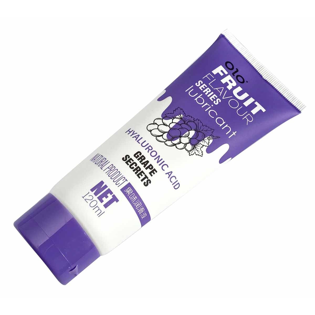 Лубрикант OLO Fruit flavour Grape secrets 120мл смак винограду⚡️Prezervativi.in.ua