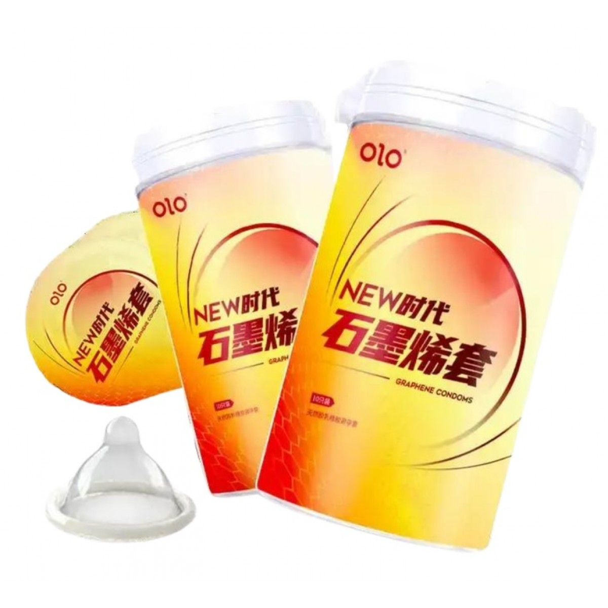 Презервативы Olo GRAPHENE AGE 10шт с графеном и гиалуроновой кислотой (срок 11/2025)⚡️Prezervativi.in.ua