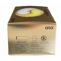 Блок презервативов Olo 0.01 Ice&Fire продлевающие разогревающие с гиалуроновой кислотой 10шт - Фото№5
