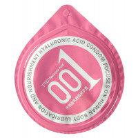 Блок презервативов Olo 0.01 Rose ультратонкие с гиалуроновой кислотой 10шт - Фото№2