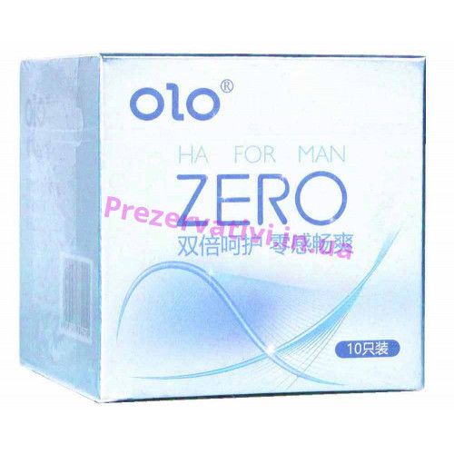 Презервативи Olo 0.01 ZERO ультратонкі з гіалуроновою кислотою 10шт - Фото№1