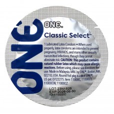 Презерватив ONE Classic Select 1 шт класичний