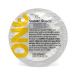Презерватив с пупырышками ONE Super Studs 1шт контурный