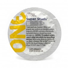 Презерватив с пупырышками ONE Super Studs 1шт контурный